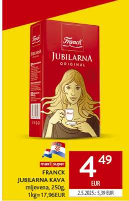 FRANCK JUBILARNA KAVA