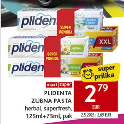 PLIDENTA Zubna pasta