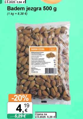 Badem jezgra 500 g