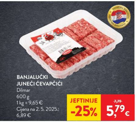 Banjalučki juneći ćevapčići