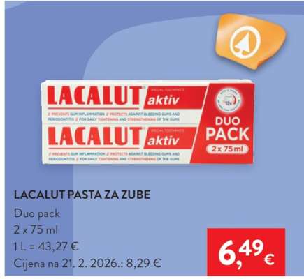 LACALUT Pasta za zube