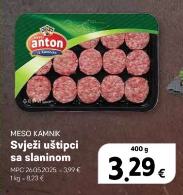 Svježi uštipci sa slaninom