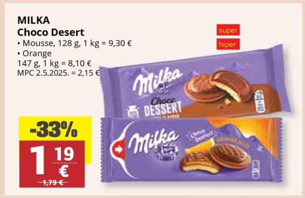 MILKA Choco Desert
