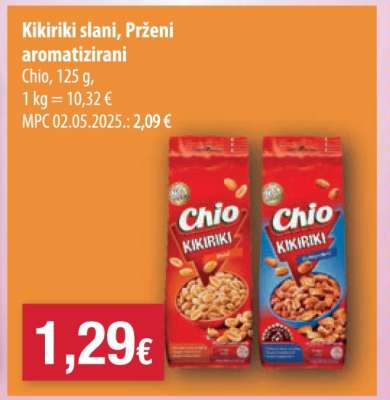 Kikiriki slani, prženi aromatizirani