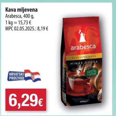 Kava mljevena,