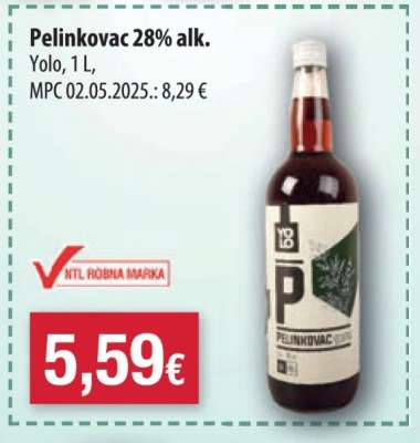 Pelinkovac 28% alk.