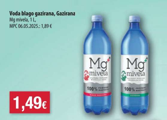 Voda blago gazirana, Gazirana