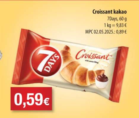 Croissant kakao