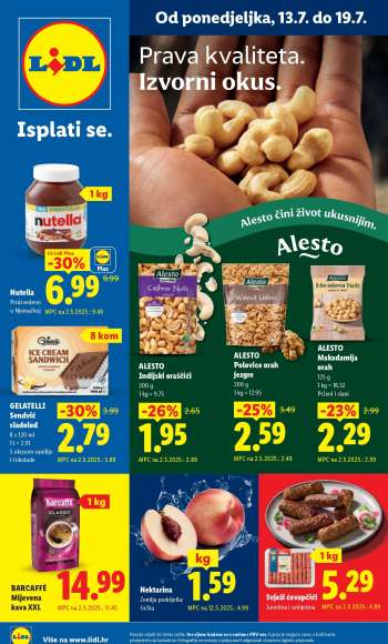 Lidl katalog - 13.07.2026. - 19.07.2026.