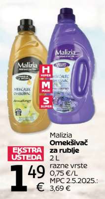 Malizia Omekšivač za rublje