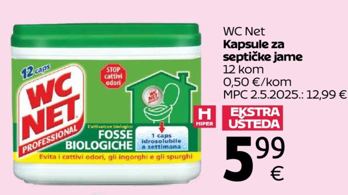 WC NET Kapsule za septičke jame
