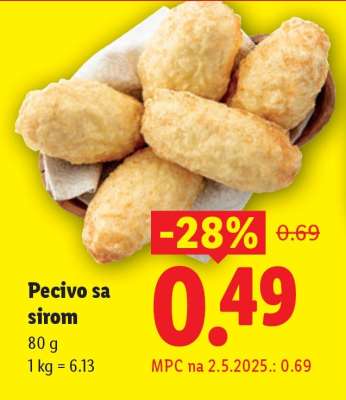 Pecivo sa sirom