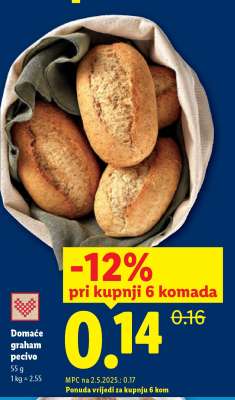 Domace graham pecivo