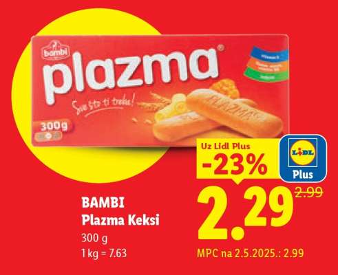 BAMBI Plazma keksi