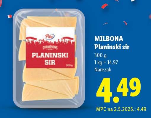 Milbona Planinski sir