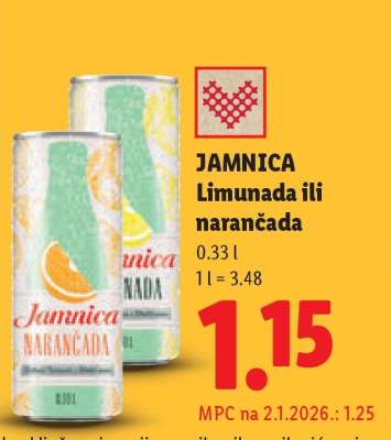 JAMNICA Limunada ili narančada