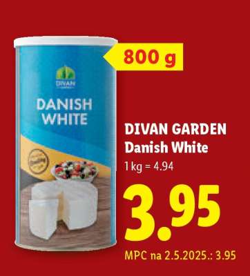 Divan Garden Danish White