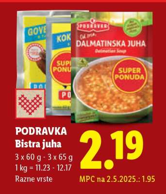 PODRAVKA Bistra juha