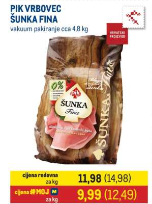 PIK VRBOVEC Šunka Fina