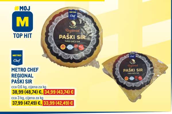 METRO CHEF REGIONAL PAŠKI SIR