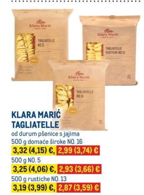 KLARA MARIĆ Tagliatelle