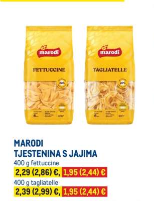 MARODI Tjestenina s jajima
