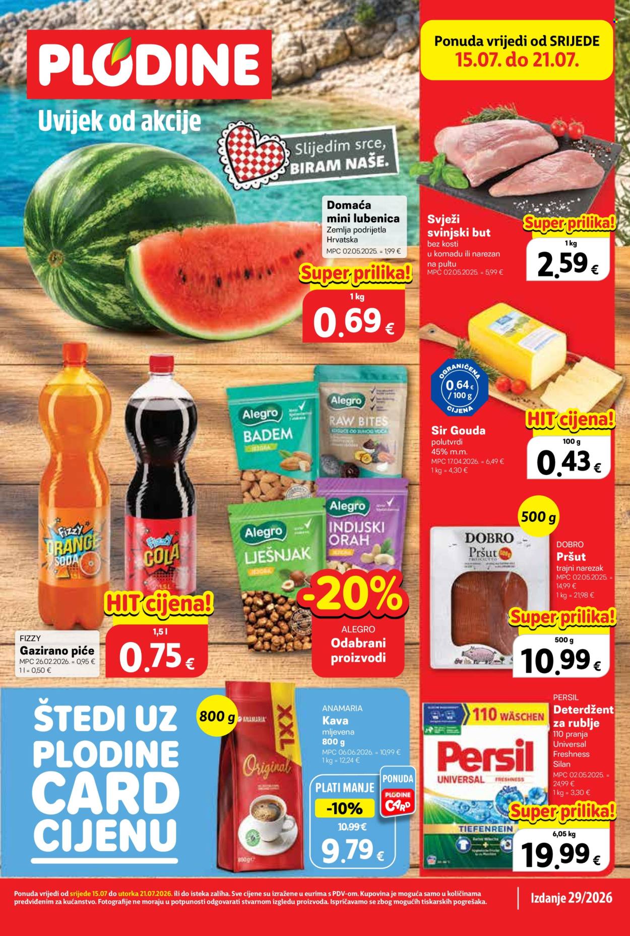 Leták Plodine - 15.7.2026 - 21.7.2026. Strana 1