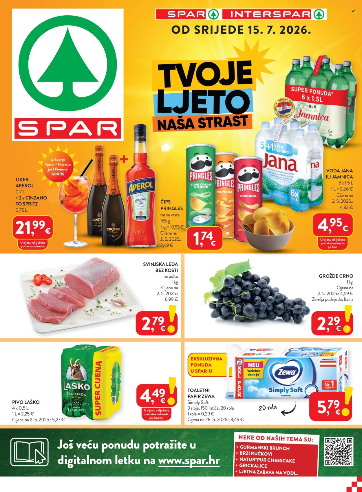 SPAR katalog - 15.07.2026. - 21.07.2026. Stranica 1