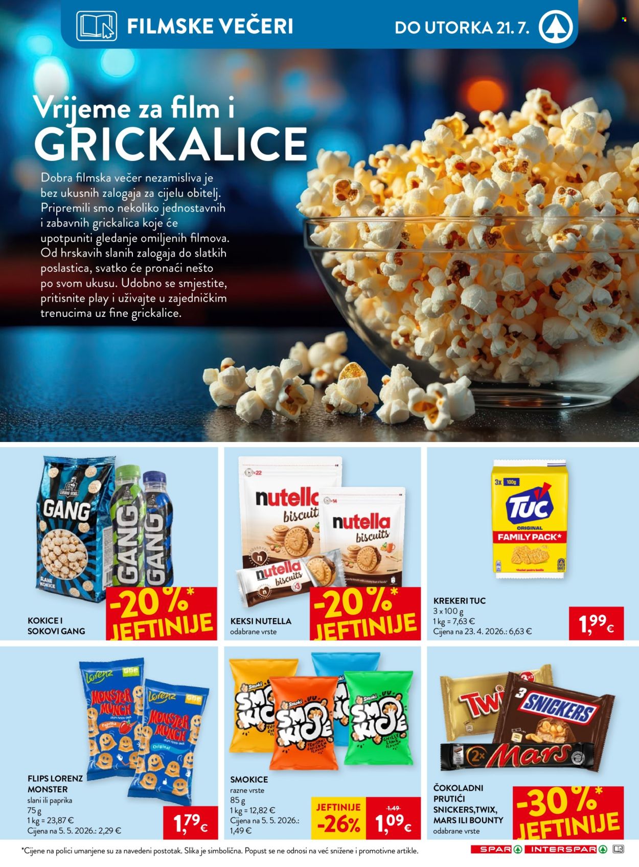 INTERSPAR katalog - 15.07.2026. - 21.07.2026. Stranica 18