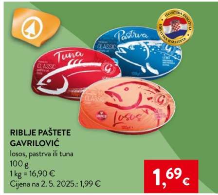 RIBLJE PAŠTETE GAVRILOVIĆ