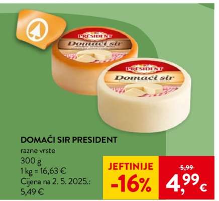 DOMAĆI SIR PRESIDENT