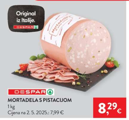 Mortadela s pistacijom