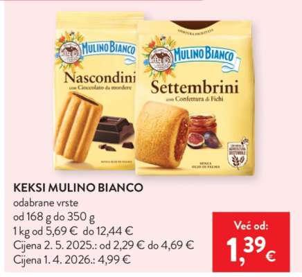 Keksi Mulino Bianco
