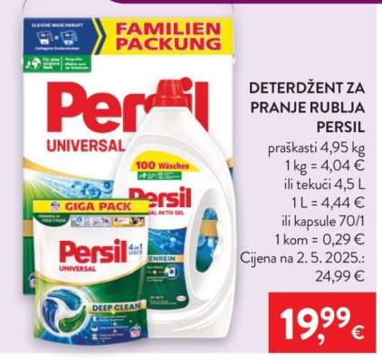 Deterdžent za pranje rublja Persil