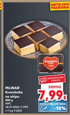 MLINAR Kremšnita za ekipu