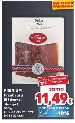 PISINIUM Pršut ruža ili Istarski žlomprt