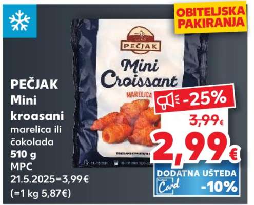 PEČJAK Mini kroasani