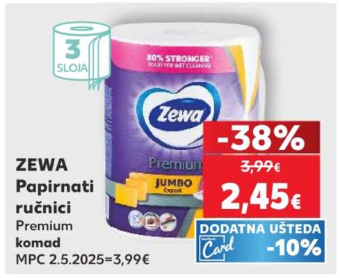 ZEWA PAPIRNATI RUČNICI