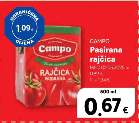 CAMPO Pasirana rajčica