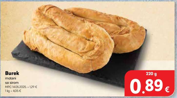 Burek motani sa sirom