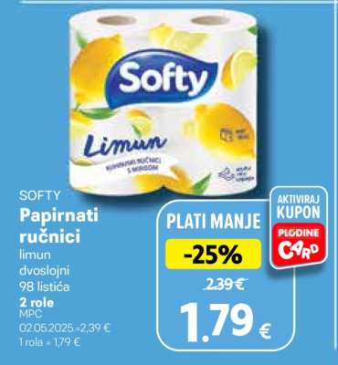 SOFTY Papirnati ručnici