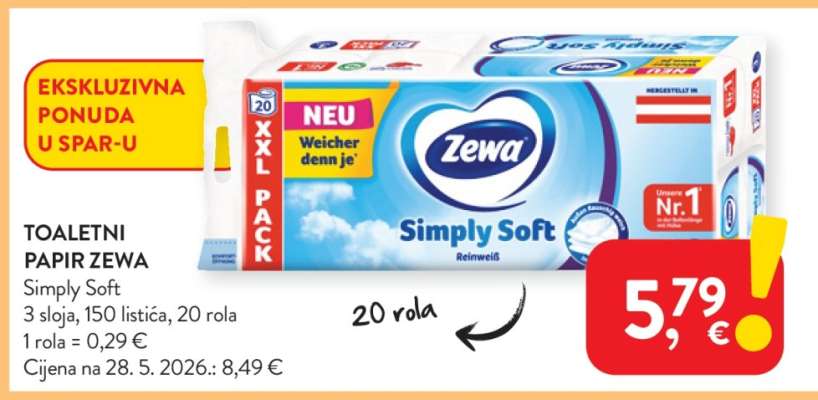 Toaletni papir Zewa