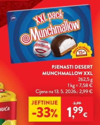 Pjenasti desert Munchmallow XXL