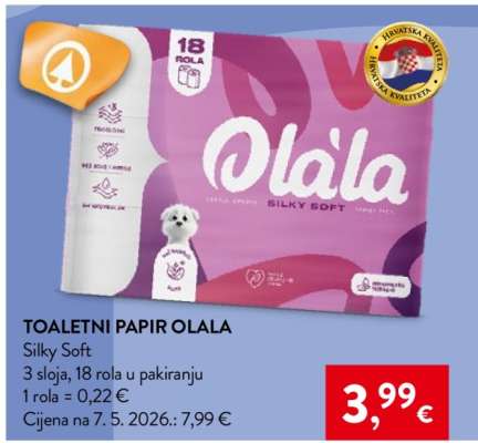Toaletni papir Olala