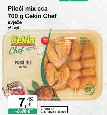 Pileći mix cca 700 g Cekin Chef
