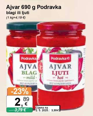 Ajvar 690 g Podravka