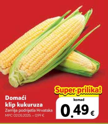 Domaći klip kukuruza