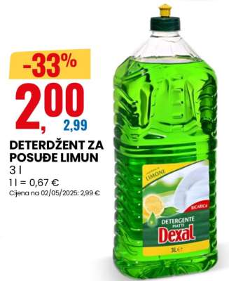 DETERDŽENT ZA POSUĐE LIMUN