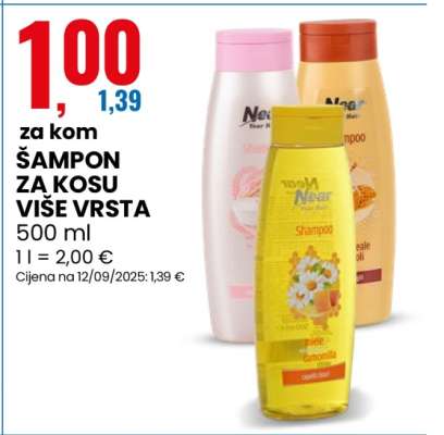 ŠAMPON ZA KOSU VIŠE VRSTA