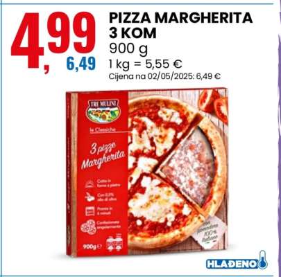 PIZZA MARGHERITA 3 KOM